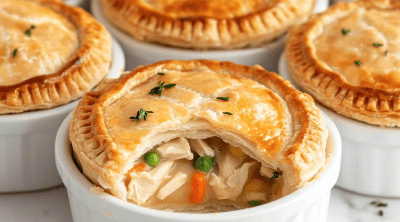 Easy Mini Chicken Pot Pies