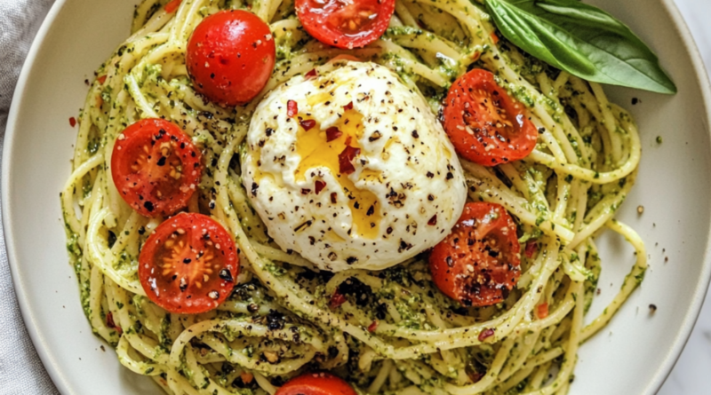 Pesto Burrata Pasta