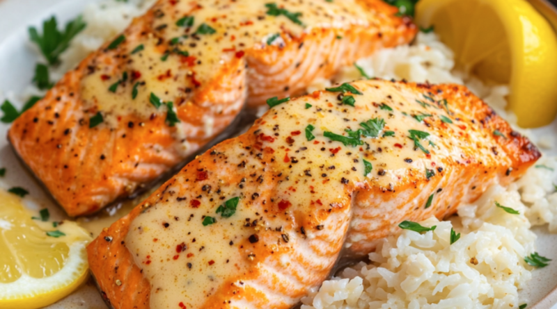 Creamy Garlic Butter Salmon