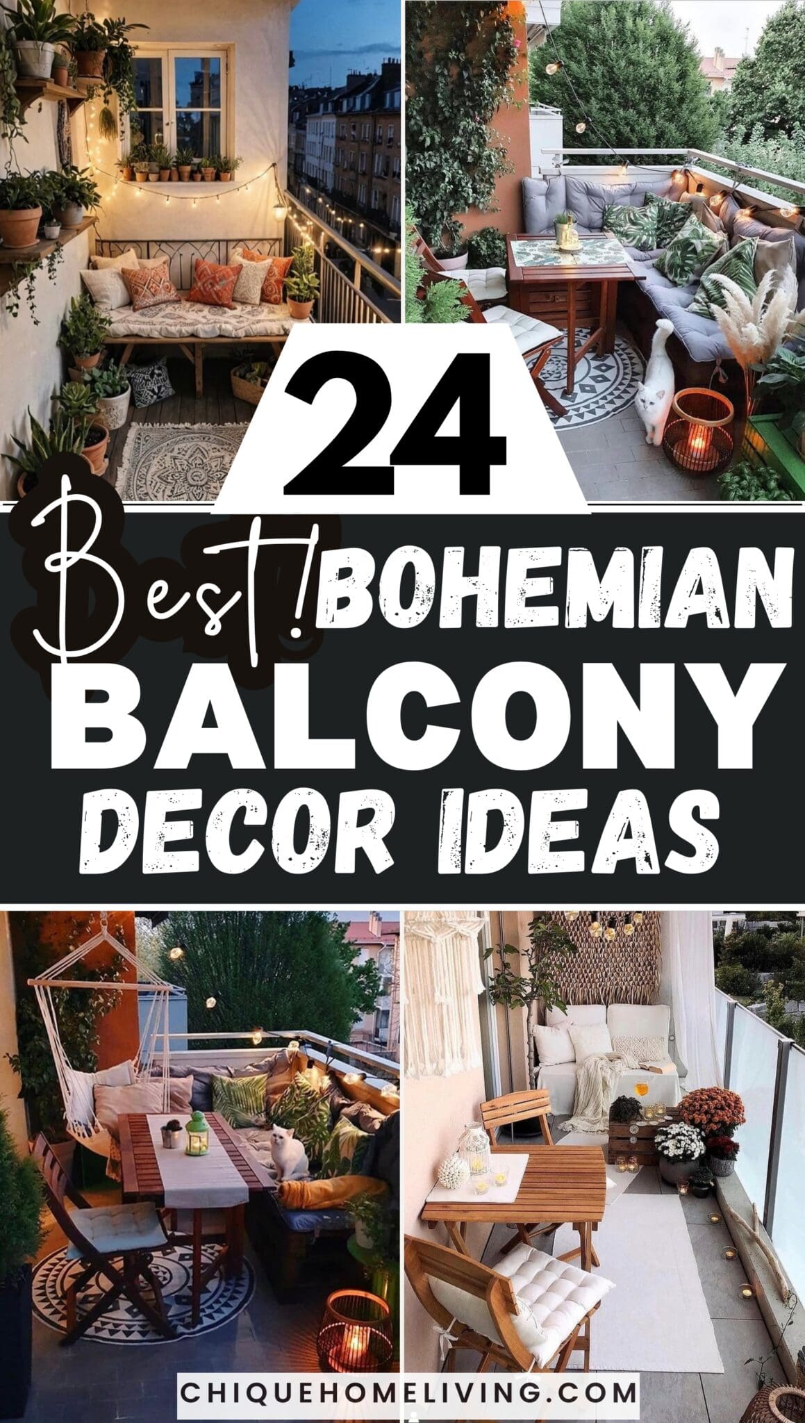 24 Stunning Bohemian Balcony Decor Ideas for All Seasons