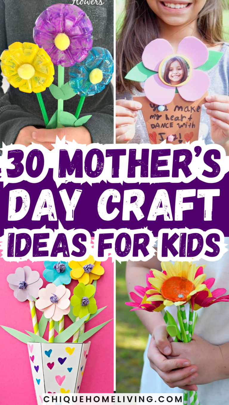 30 Easy and Fun Mother's Day Crafts for Kids of All Ages