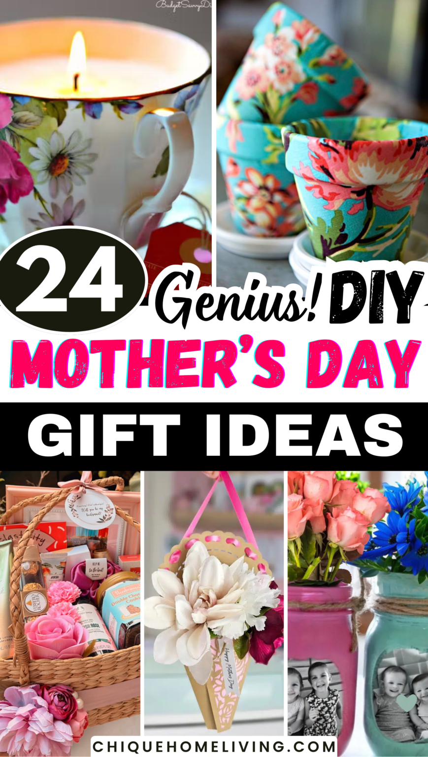 24 Easy & Thoughtful DIY Mother's Day Gift Ideas She'll Love