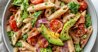 Creamy Whole Wheat Pasta Salad