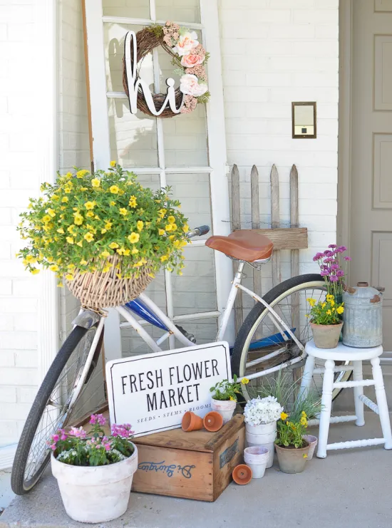 Vintage Summer Porch 2 Spring Front Porch Decor Ideas