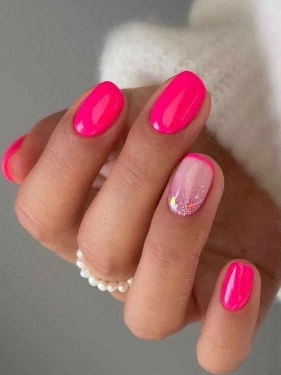 IMG 0263 Hot Pink Nail Ideas