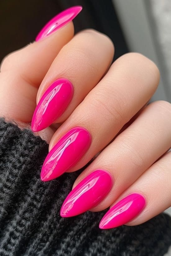 IMG 0265 Hot Pink Nail Ideas