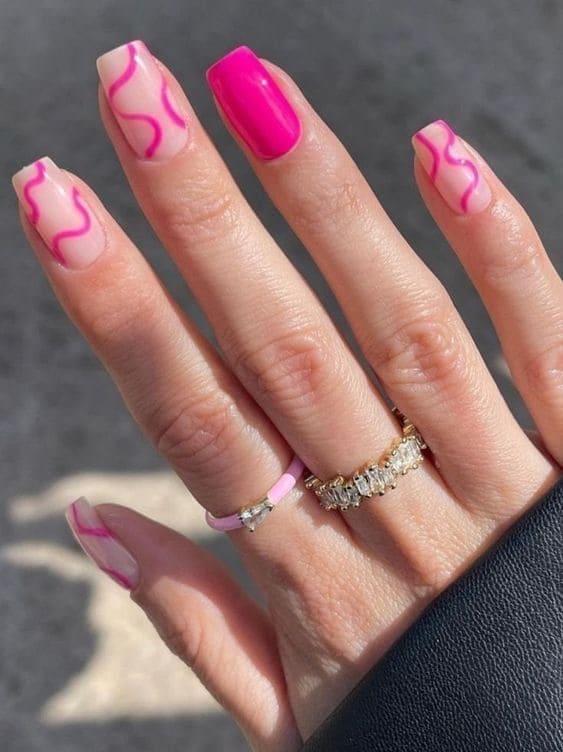 IMG 0275 Hot Pink Nail Ideas