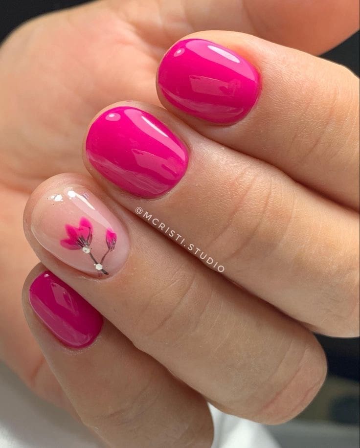 IMG 0276 Hot Pink Nail Ideas