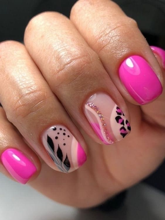 IMG 0277 Hot Pink Nail Ideas