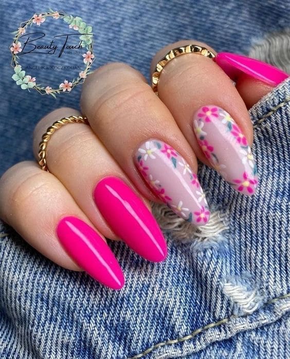 IMG 0283 Hot Pink Nail Ideas