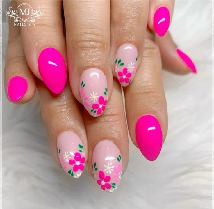 IMG 0286 Hot Pink Nail Ideas