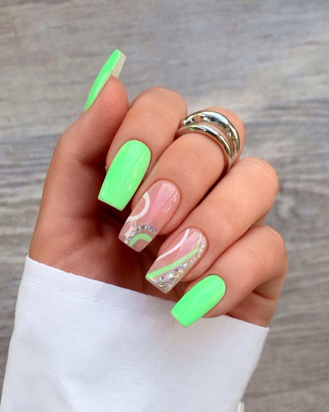 IMG 0833 Green Nail Ideas