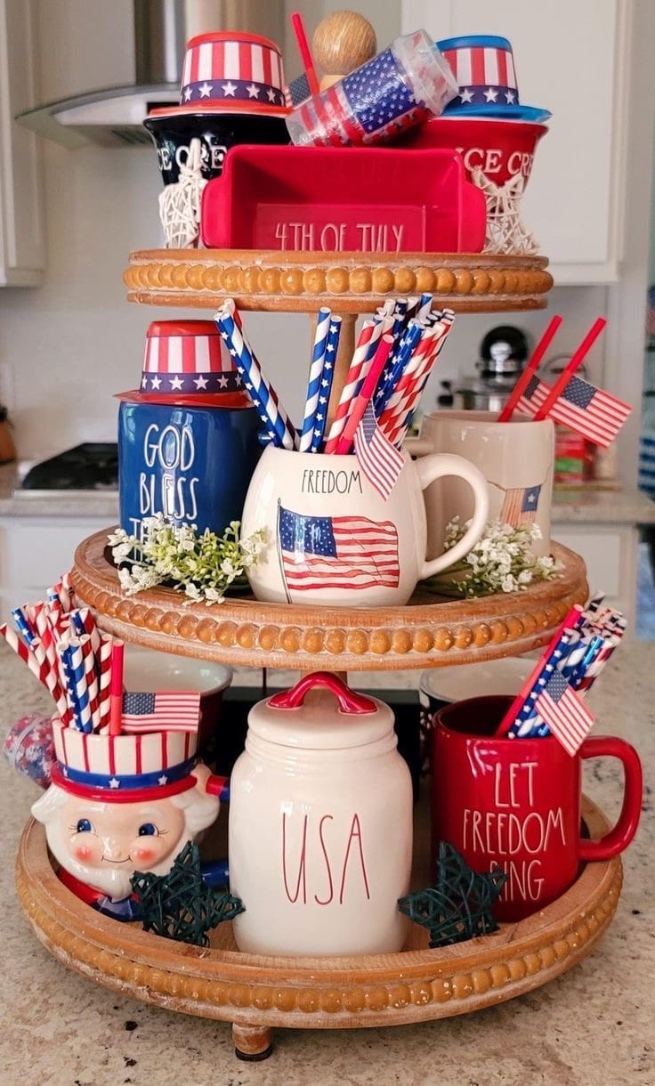 IMG 1633 Patriotic Tiered Tray Ideas