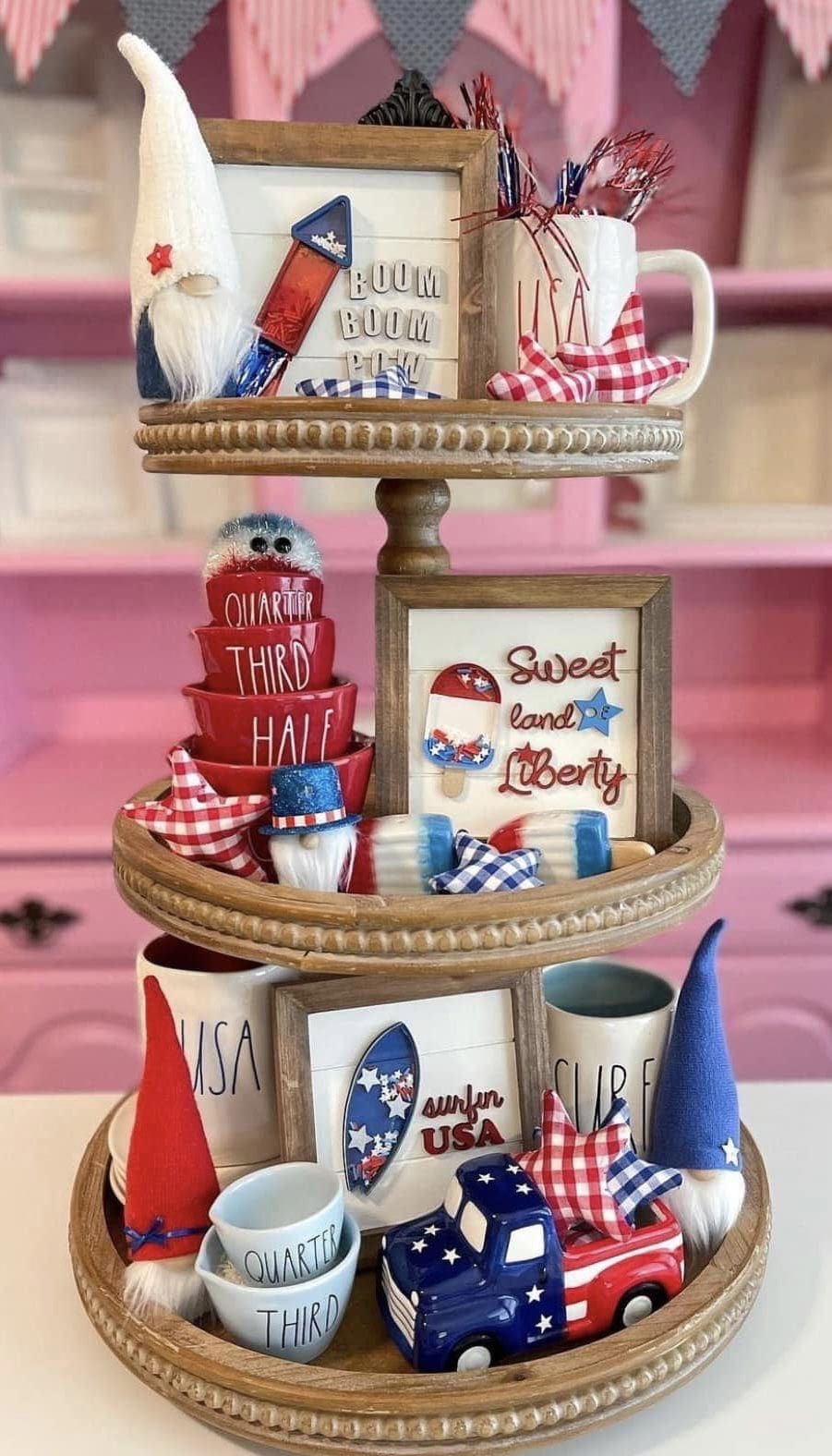 IMG 1636 Patriotic Tiered Tray Ideas