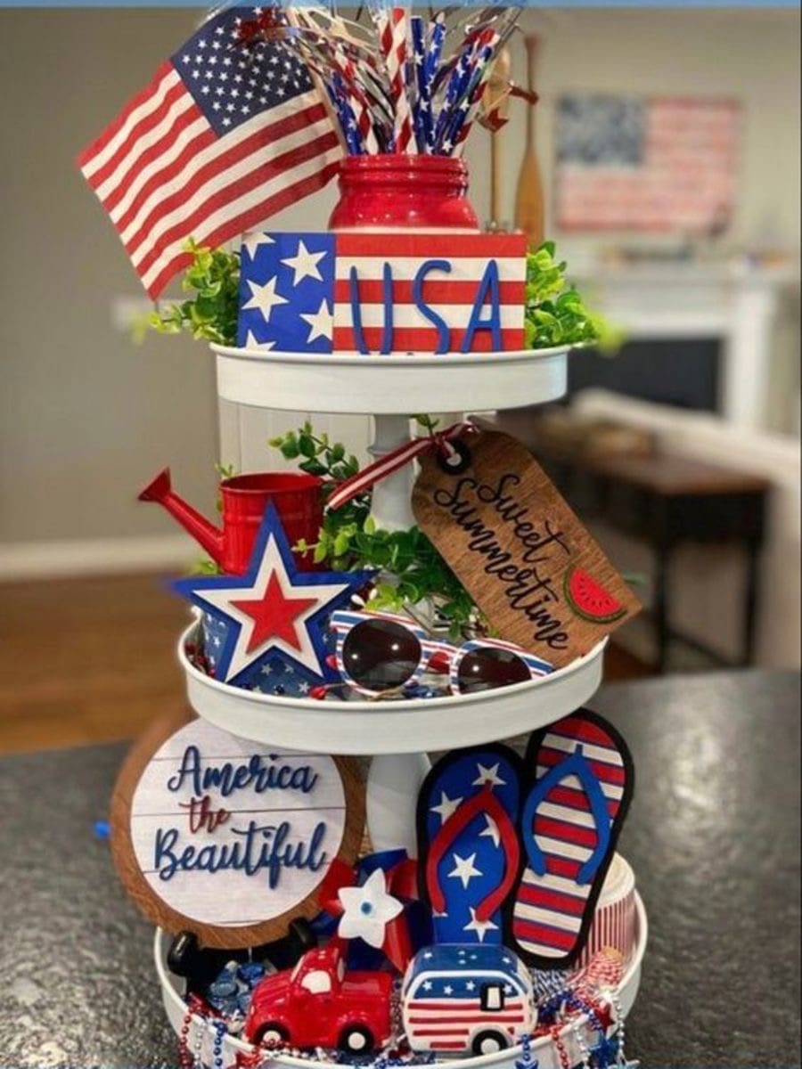 IMG 1639 Patriotic Tiered Tray Ideas