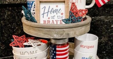 27 Genius Patriotic Tiered Tray Ideas for 4th of July & Beyond