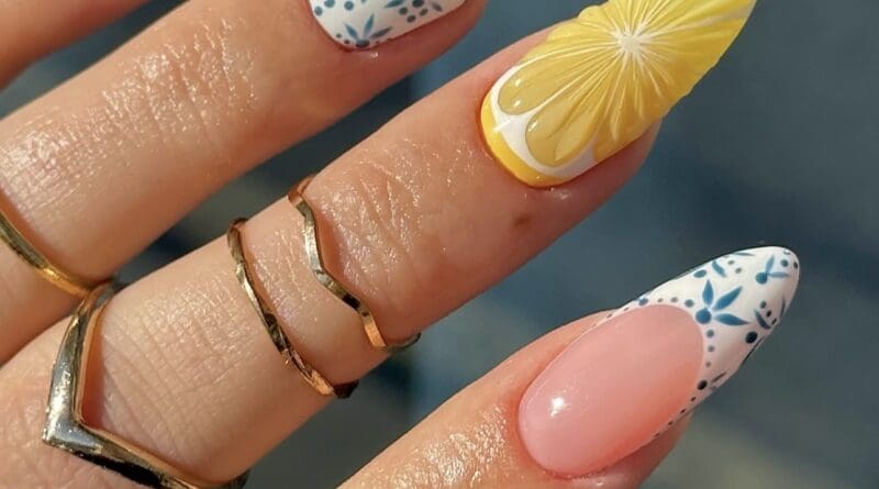 Lemon Nail Ideas