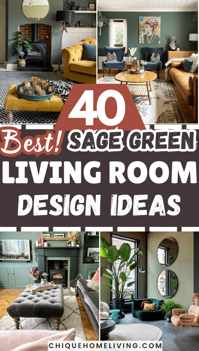 40 Best Sage Green Living Room Ideas to Inspire You