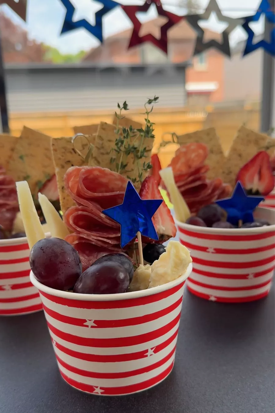 4th of July Charcuterie Cup Ideas