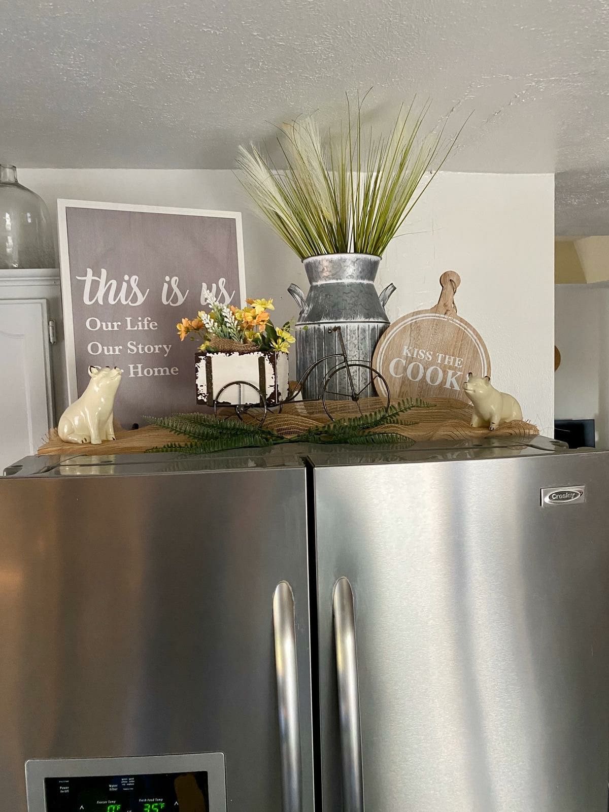 IMG 3271 Top of Fridge Decor Ideas