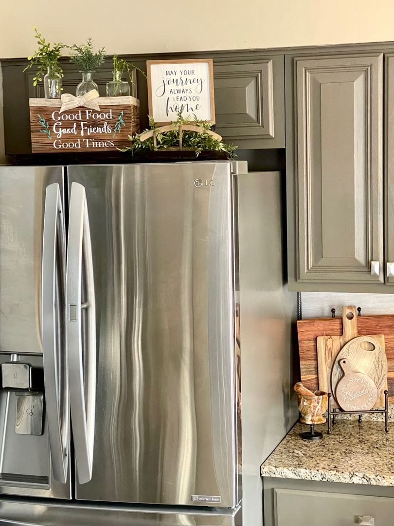 IMG 3274 Top of Fridge Decor Ideas