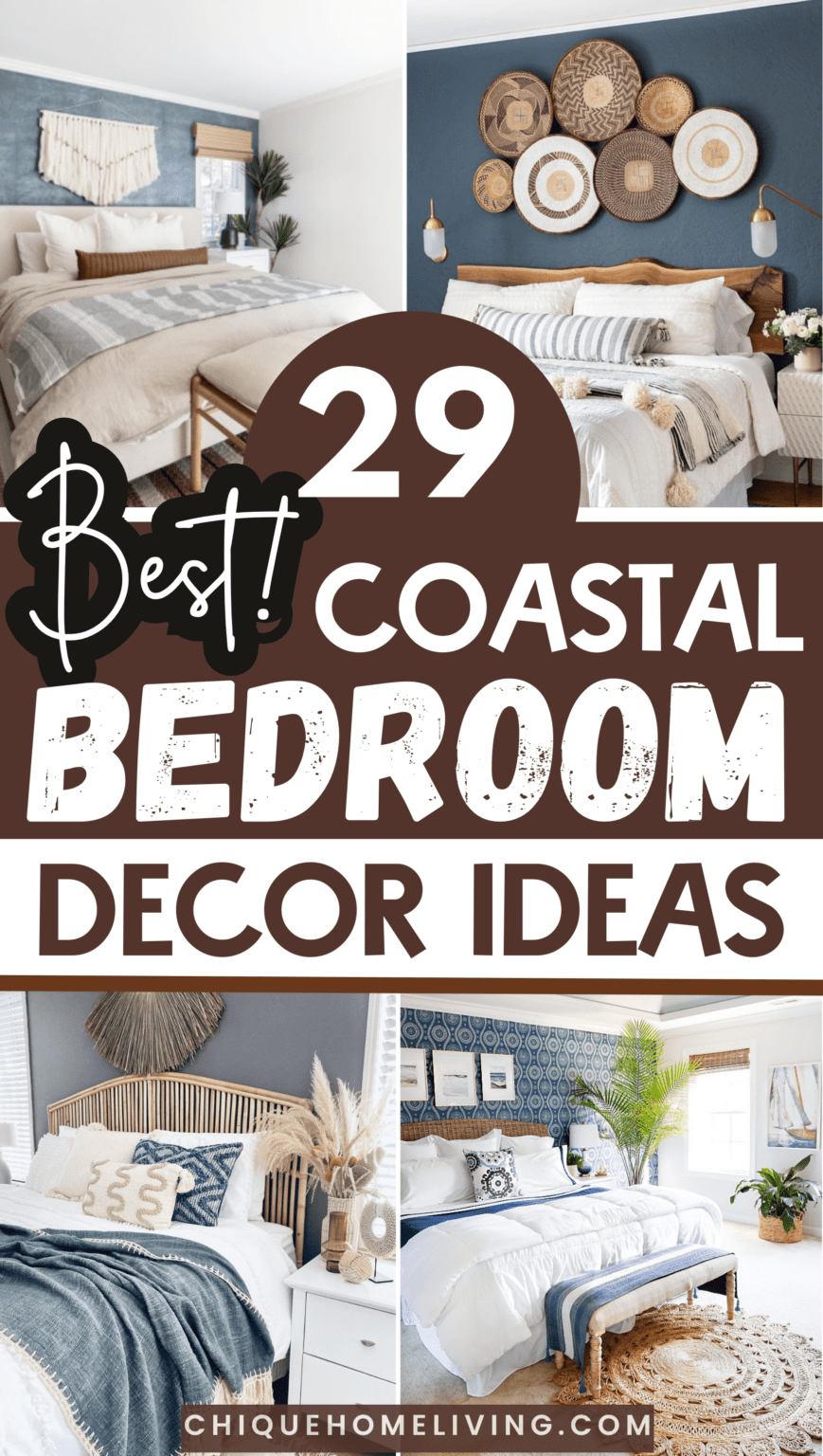 29 Soothing Coastal Bedroom Ideas For A Lush Escape