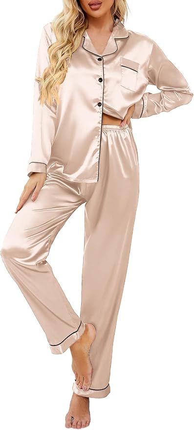 7. Satin Silk Pajama Set