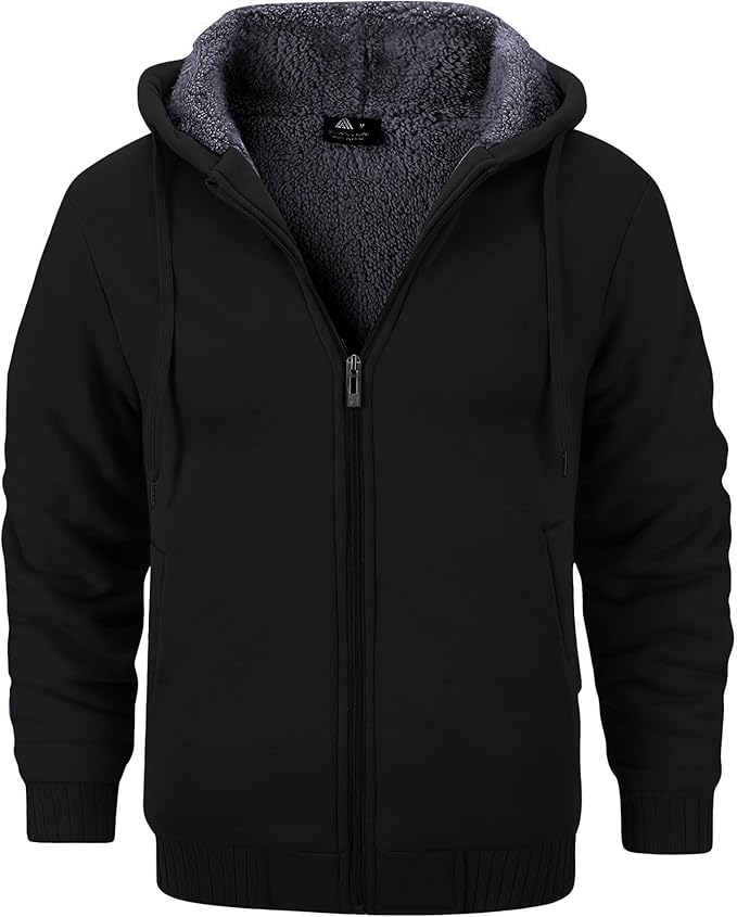 38. Fleece-Lined Zip Up Hoodie