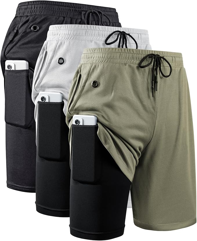 32. Running Shorts with Compression Liner