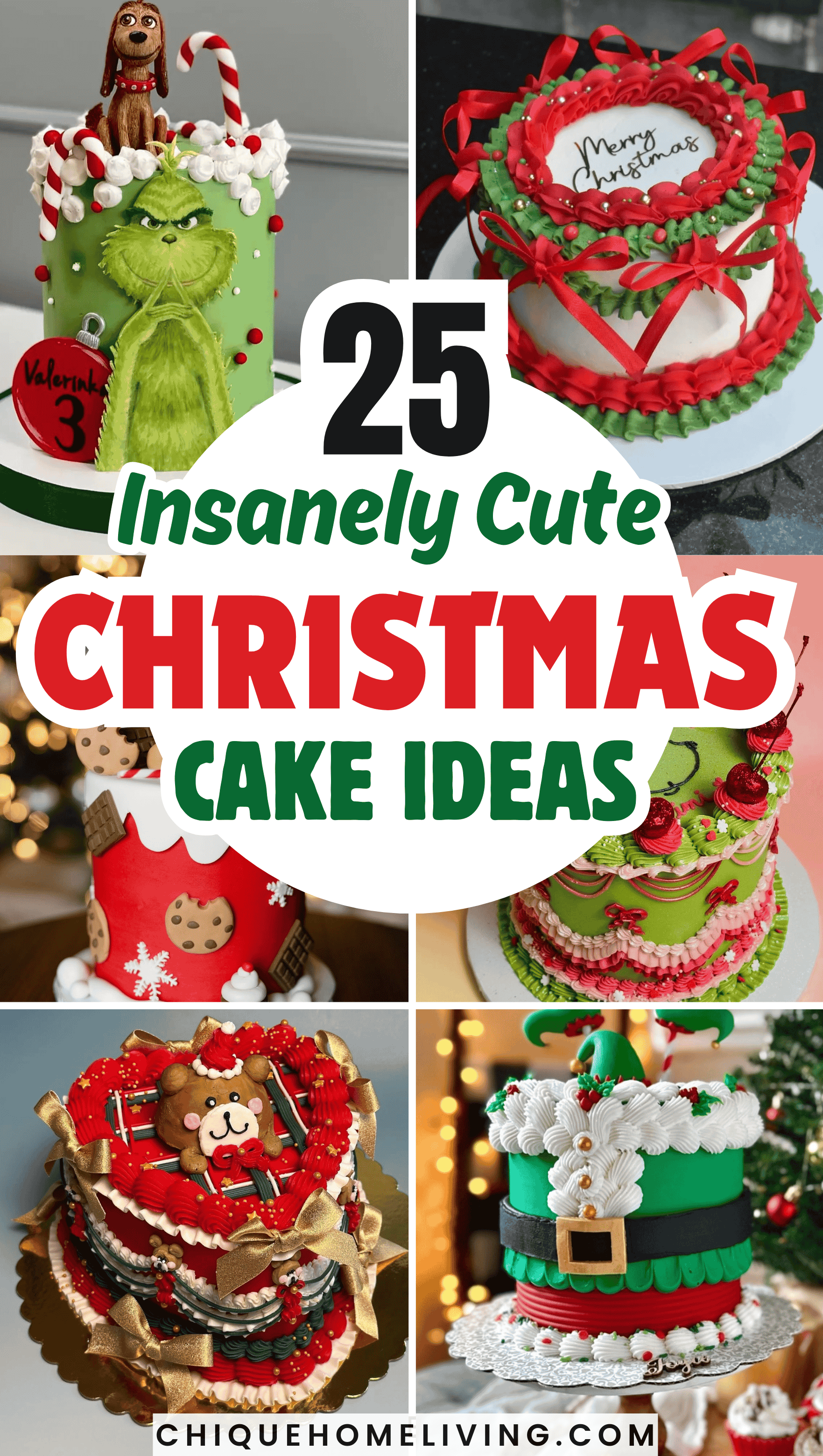 25 Creative Christmas Cake Ideas That’ll Wow Your Guests 53 25 Creative Christmas Cake Ideas That’ll Wow Your Guests Christmas Cake Ideas 1 Christmas Cake Ideas