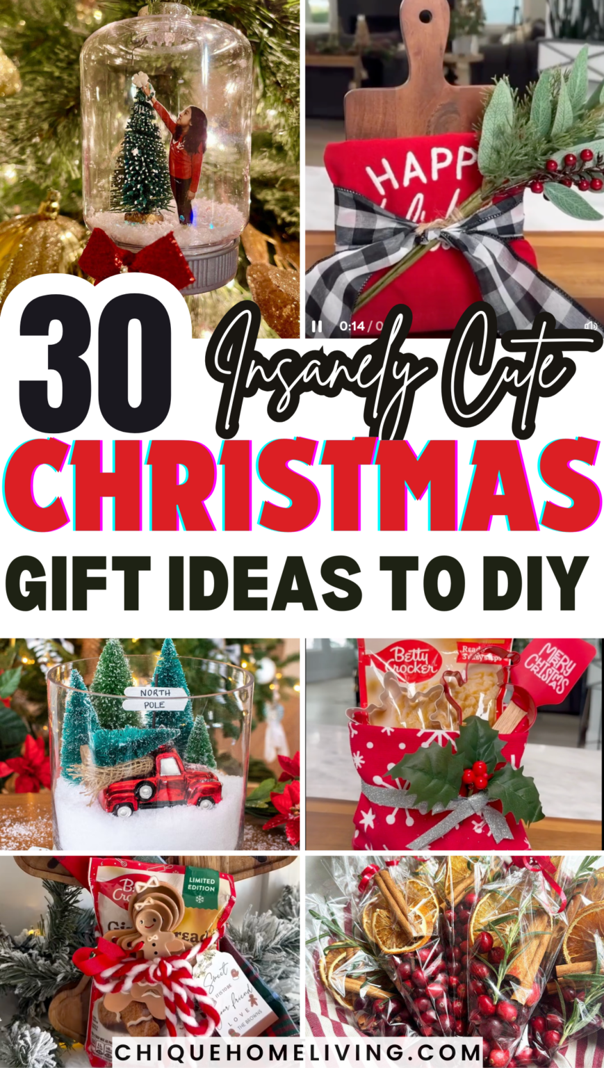 30 Insanely Cute DIY Christmas Gift Ideas to Impress Anyone