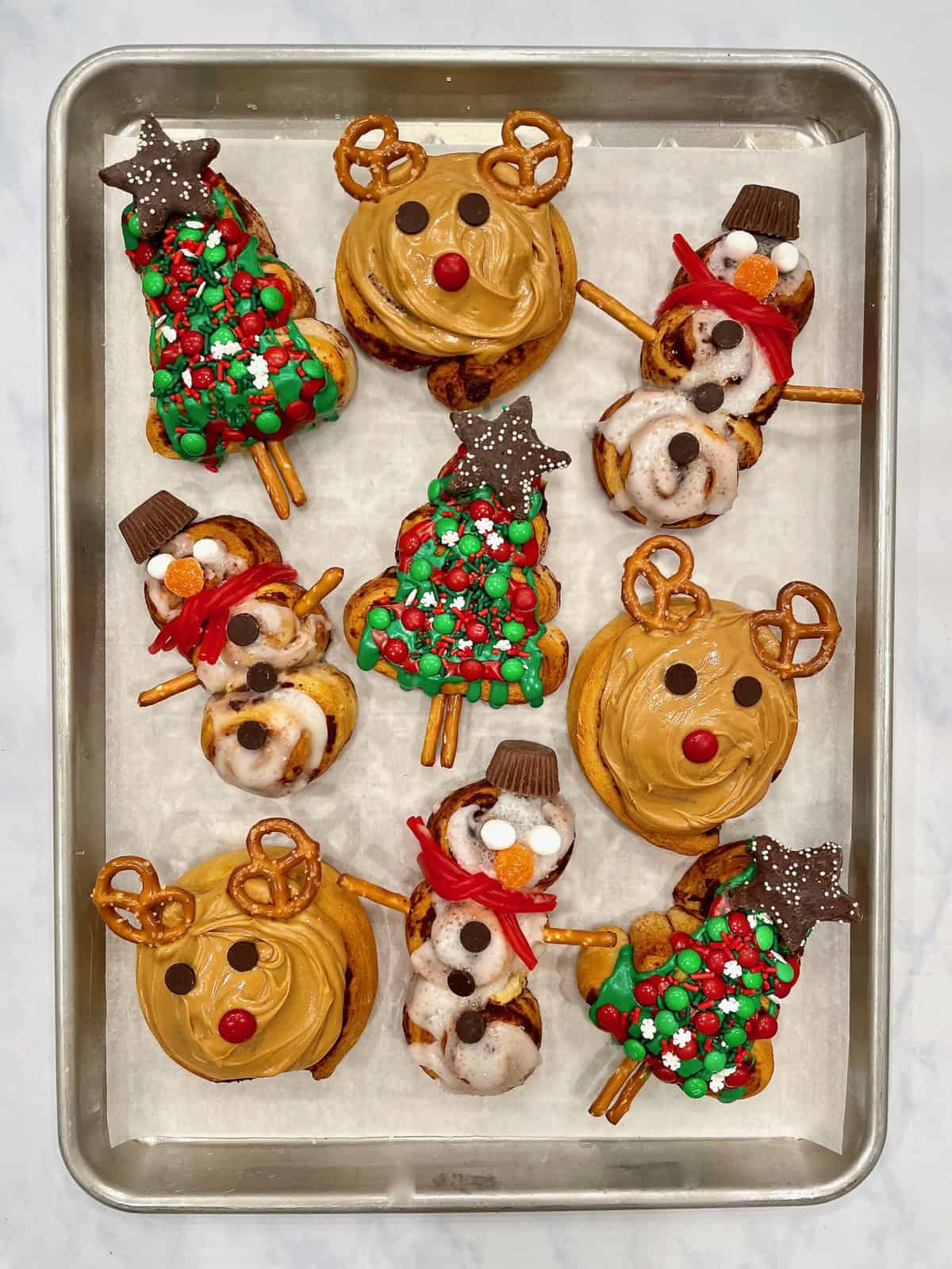 Festive Christmas Shaped Cinnamon Rolls 2 scaled 1 Christmas Breakfast Ideas for Kids