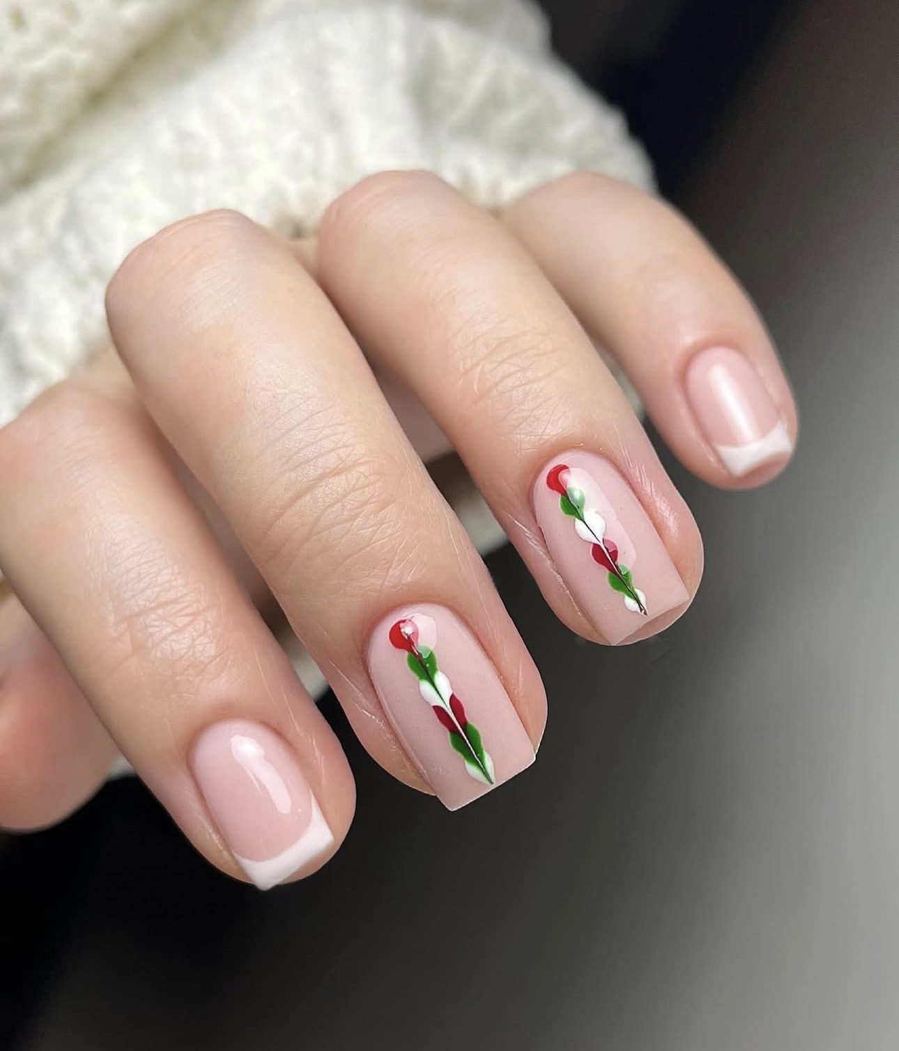 IMG 9631 French Christmas Nail Ideas