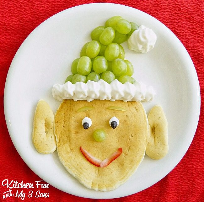 Santas Elf Pancakes Breakfast PM 1 Christmas Breakfast Ideas for Kids