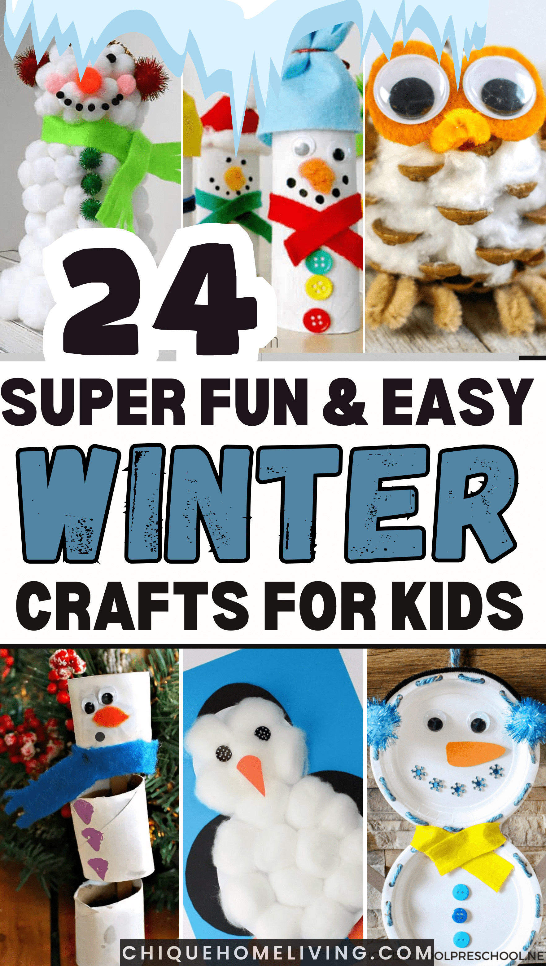 24 Easy & Fun Winter Crafts for Kids of All Ages 51 24 Easy & Fun Winter Crafts for Kids of All Ages Winter Crafts for Kids of All Ages
