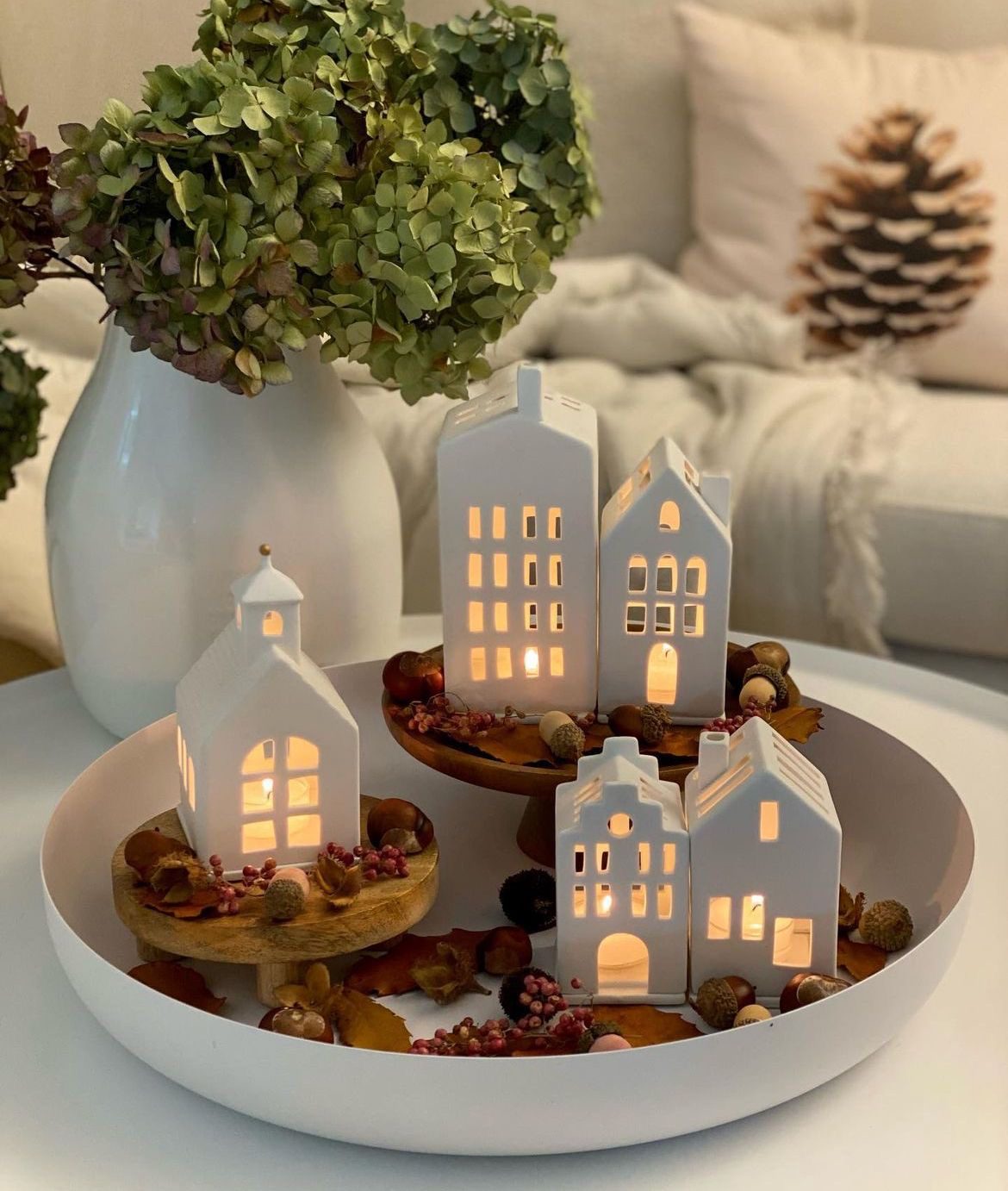24 Best Christmas Tray Decor Ideas You'll Love 75 24 Best Christmas Tray Decor Ideas You'll Love Christmas Coffee Table Decor Ideas
