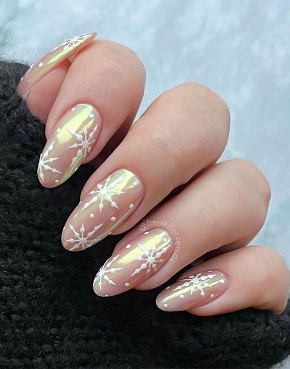 snowflake nailsIMG 0266 2 Snowflake Nail Ideas