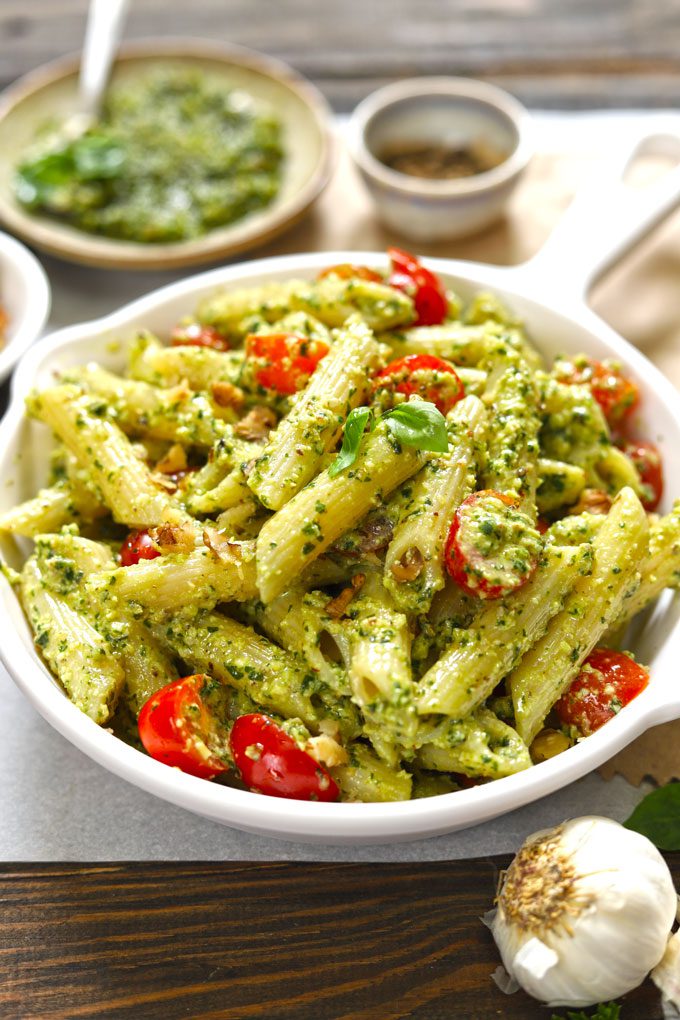 Basil Pesto Creamy Pasta Recipes
