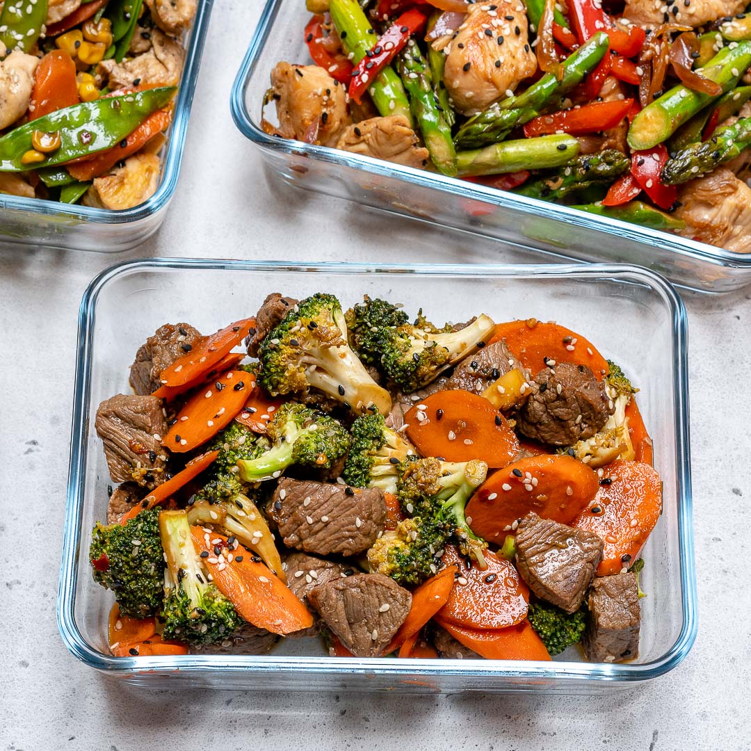 Clean Eating Super Easy Beef Stir Fry Meal Prep Recipes