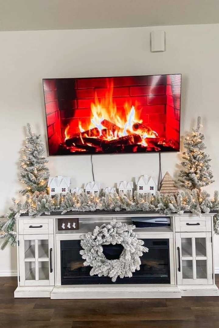 IMG 1163 Christmas TV Stand Decor