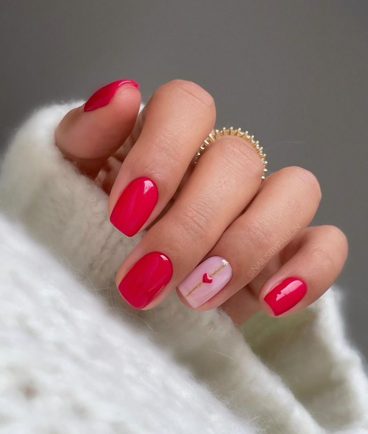 IMG 1879 Red Valentine's Day Nail Ideas
