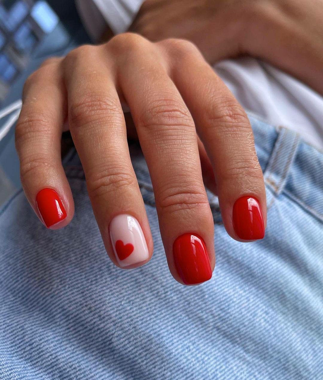 IMG 1881 Red Valentine's Day Nail Ideas