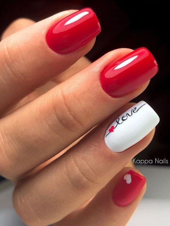 IMG 1886 Red Valentine's Day Nail Ideas