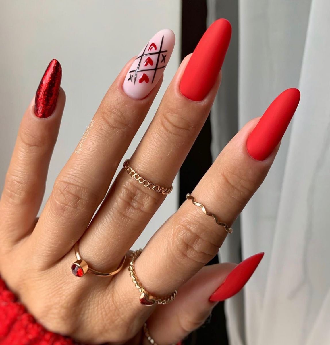IMG 1889 Red Valentine's Day Nail Ideas