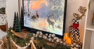 Christmas TV Stand Decor Ideas