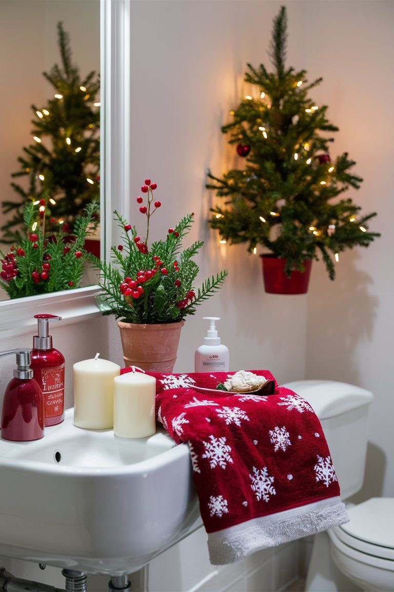 christmas bathroom decorIMG 1025 Christmas Bathroom Decor