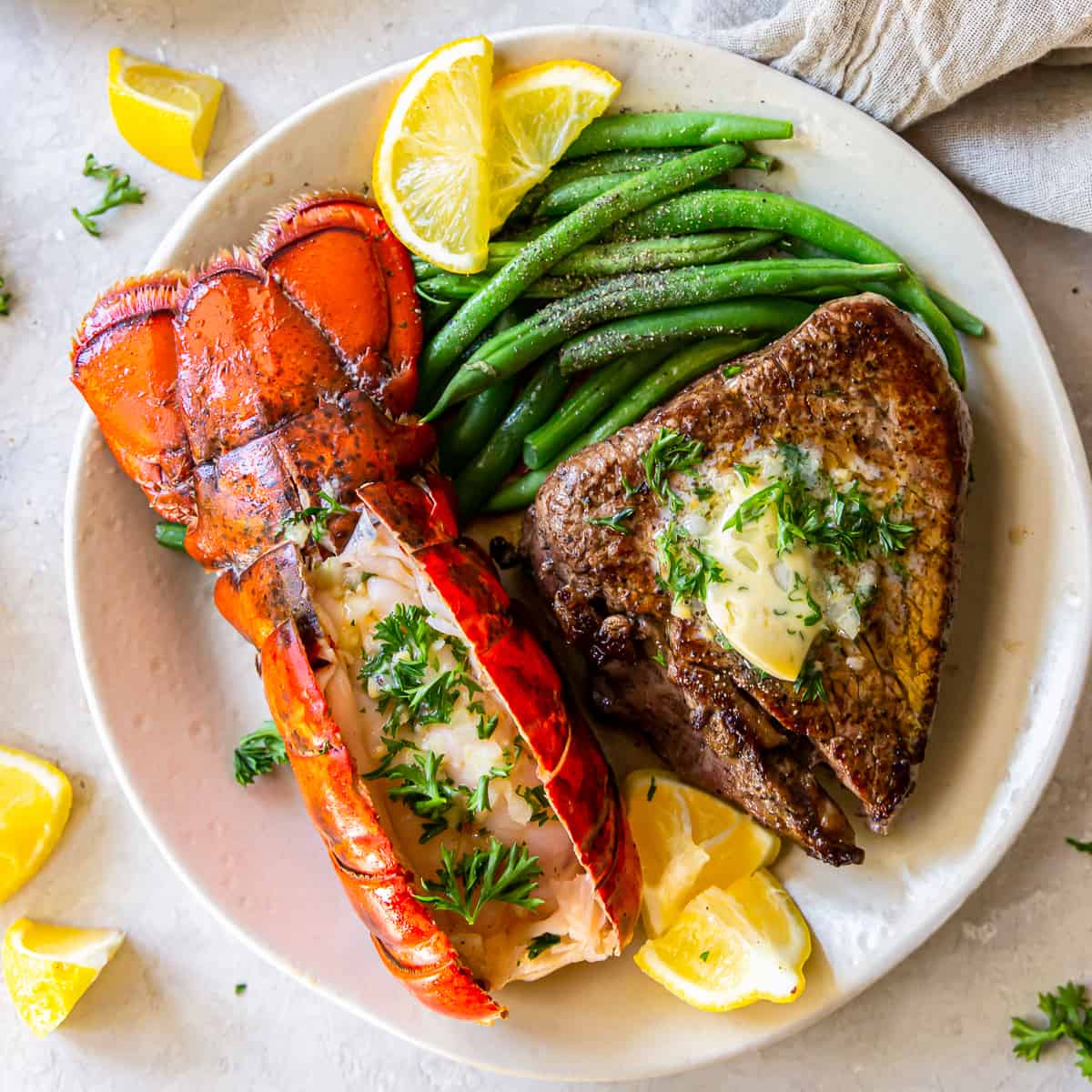 featured surf and turf recipe Valentine’s Dinner Ideas
