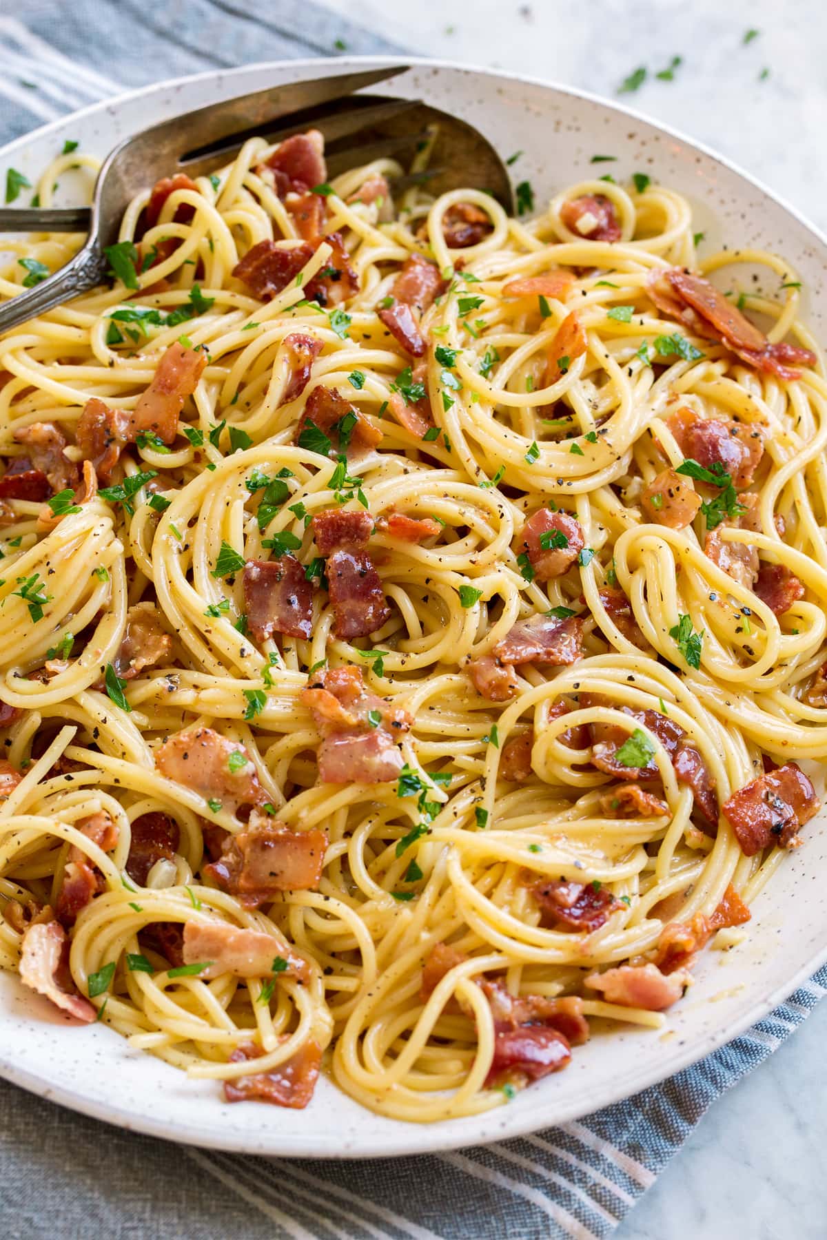 spaghetti carbonara 01 Creamy Pasta Recipes