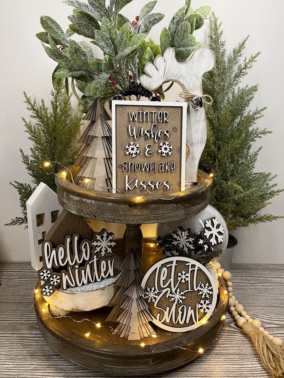 30 Winter Tray Decor Ideas to Cozy Up Your Space 68 30 Winter Tray Decor Ideas to Cozy Up Your Space winter tray IMG 0655 Winter Tray Decor