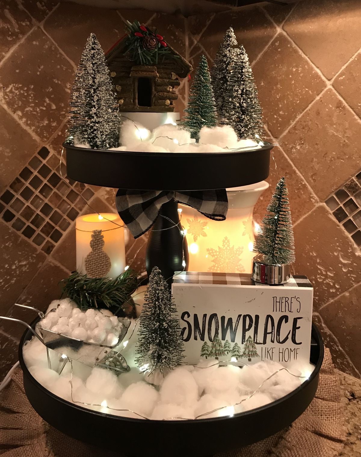 Winter Tray Decor Ideas